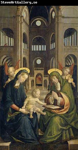 Defendente Ferrari The Virgin and Child with St. Anne